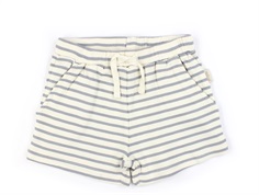 Petit Piao blue mist striped shorts